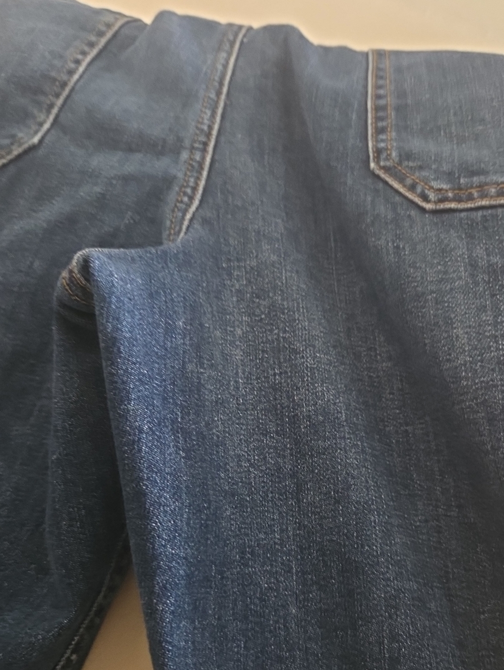 Anthropologie Dark Blue Wide-Leg Denim Jeans (fit approx 32) - Picture 10 of 13